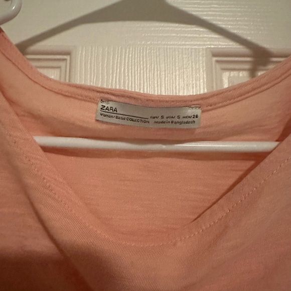 Short sleeve pink Zara top - Picture 4 of 4